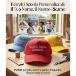 Cappello Berretto Scuola Personalizzato | Cappello per Gita Scolastica Digital Krome