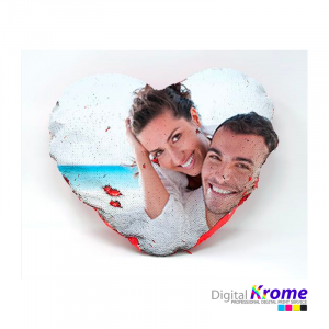 Cuscino con paillettes quadrato personalizzato Digital Krome