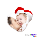 Cuscino a cuore bicolore Digital Krome