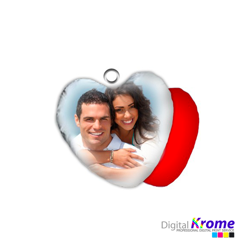 Mini cuscino a cuore bicolore personalizzato ✓ Digital Krome