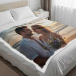 Coperta, Plaid personalizzato Bianco in Pile | Dimensioni 130×170 cm Digital Krome