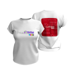 T-shirt per donna personalizzata fronte e retro