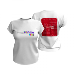 T-shirt per donna personalizzata fronte e retro Digital Krome