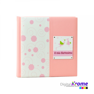 Album Battesimo 100 pagine 33×33 – Modello KA490 Digital Krome