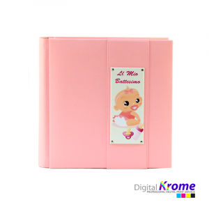 Album Battesimo 100 pagine 33×33 – Modello KA540 Digital Krome