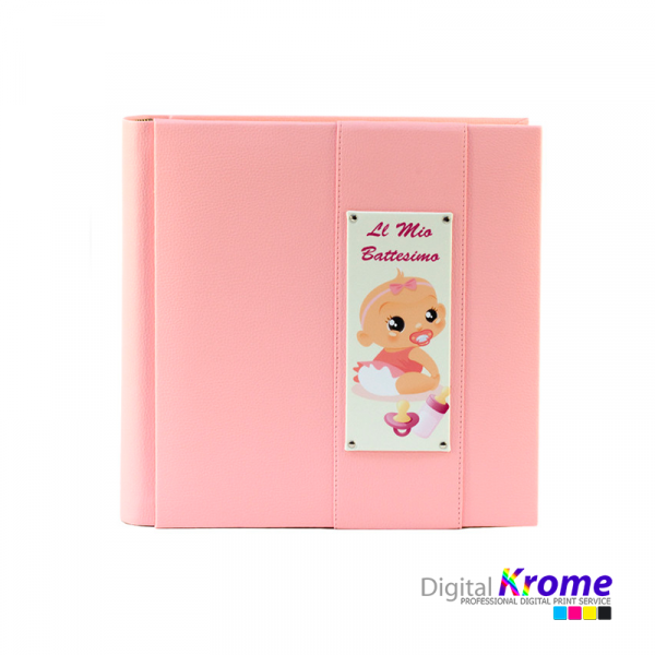 Album Battesimo 100 pagine 33×33 – Modello KA580 Digital Krome