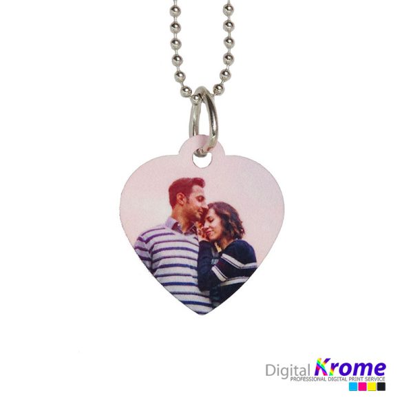 Collana con ciondolo, Foto Personalizzata – Stampa fronte e retro Digital Krome