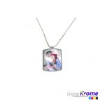 Collana con ciondolo, Foto Personalizzata – Stampa fronte e retro Digital Krome
