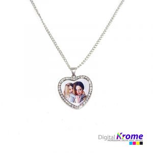 Collana con Ciondolo Swarovski con foto personalizzata Digital Krome