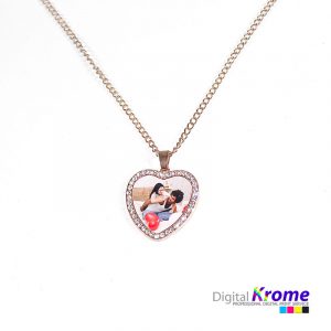 Collana con Ciondolo Swarovski con foto personalizzata Digital Krome