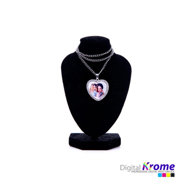 Collana con Ciondolo Swarovski con foto personalizzata Digital Krome