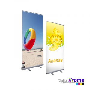 Etichette Personalizzate oro e argento 36×27 mm Digital Krome Roll-UP personalizzato