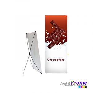 X Banner personalizzato 60X160 cm Digital Krome