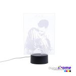 Lampada 3D a Led Personalizzata Digital Krome