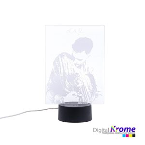 Lampada Led “I love you” con foto personalizzata Digital Krome