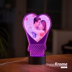 Lampada Led “Mongolfiera” con foto personalizzata Digital Krome