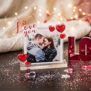 Quadretto da Scrivania in Plexiglass con Foto Personalizzata Digital Krome