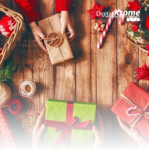 Alberello “Buon Natale” in legno con Incisione Personalizzata | Regalo per la Famiglia Digital Krome