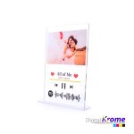 Targa Musicale Spotify in Plexiglass Digital Krome