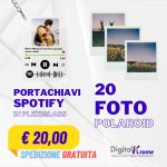 Super Pack | Stampa 20 Foto Polaroid + Portachiavi Spotify – Spedizione Gratis Digital Krome