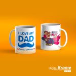 Tazza bianca personalizzata | Festa del Papà Digital Krome