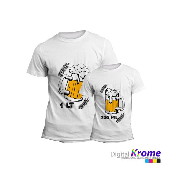 Maglietta Personalizzata Papà e Figlio | Festa del Papà Digital Krome