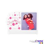 Cartolina in Plexiglass Festa della Mamma con Foto Personalizzata “I Love You Mom” Digital Krome