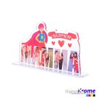 Scritta in Plexiglass “Super Mamma” Personalizzato con Foto Digital Krome