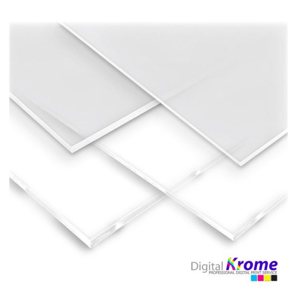 Pannello Neutro in Plexiglass Trasparente da 3, 4 e 5 mm Digital Krome