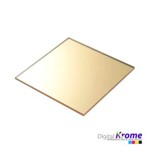 Pannello Neutro in Plexiglass Specchiato Colore Oro da 3 mm Digital Krome