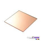 Pannello Neutro in Plexiglass Specchiato Colore Oro Rosa da 3 mm