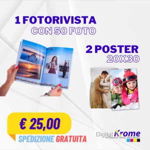 Super Pack | 40 Foto + 2 Poster + 1 Tela – Spedizione Gratuita Digital Krome