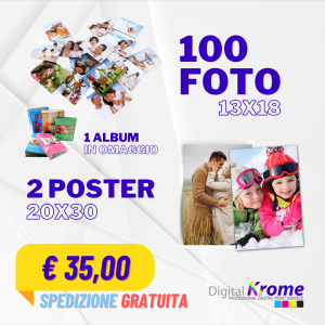 Calendario Monopagina Personalizzato | 32×45 cm – Plastificato Digital Krome