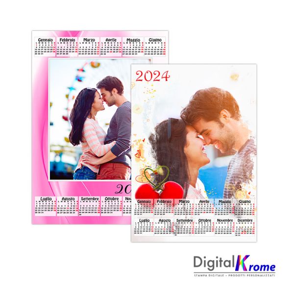 Calendario Monopagina Personalizzato | 32×45 cm – Plastificato Digital Krome