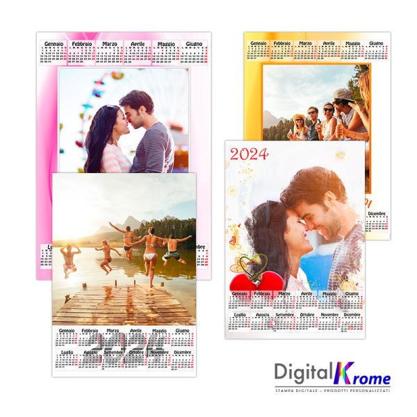 Calendario 2025 Monopagina Personalizzato | 32×45 cm – Plastificato Digital Krome