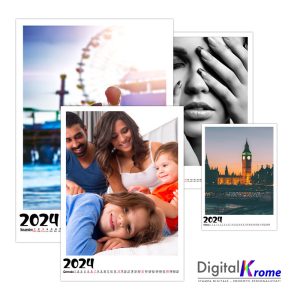 Calendario Monopagina Personalizzato | 32×45 cm – Plastificato Digital Krome
