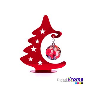 Pallina di Natale con Foto Personalizzata in Plexiglass | Idea Regalo Natale Digital Krome