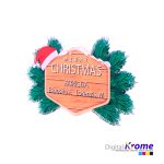 Fuori Porta di Natale Personalizzato | Merry Christmas con Nome Famiglia Digital Krome