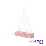 Lampada Alberello di Natale in Plexiglass Personalizzata | Regalo per la Famiglia Digital Krome