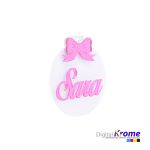 Pallina di Natale in Plexiglass con Nome Personalizzato Digital Krome