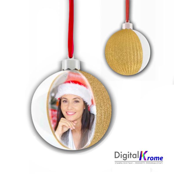 Pallina di Natale Personalizzata con Foto | Idea Regalo per il Natale Digital Krome