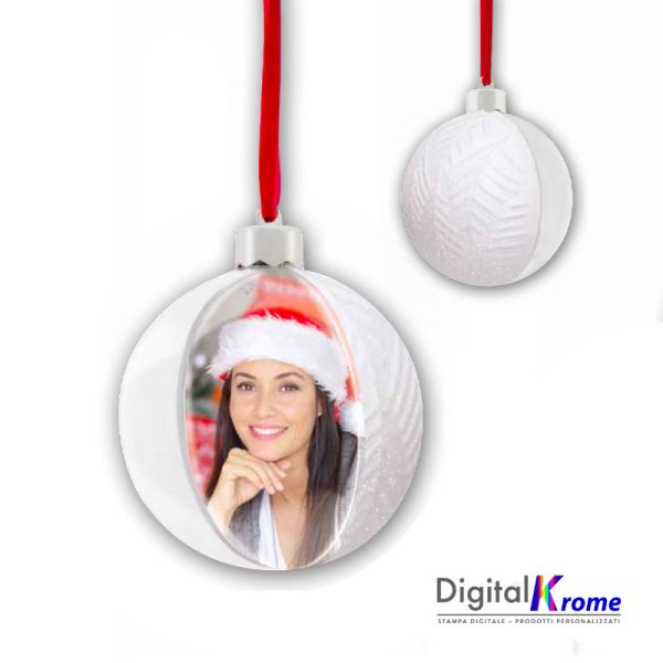 Pallina di Natale Personalizzata con Foto | Idea Regalo per il Natale Digital Krome