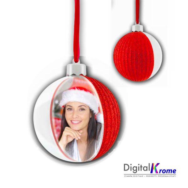 Pallina di Natale Personalizzata con Foto | Idea Regalo per il Natale Digital Krome