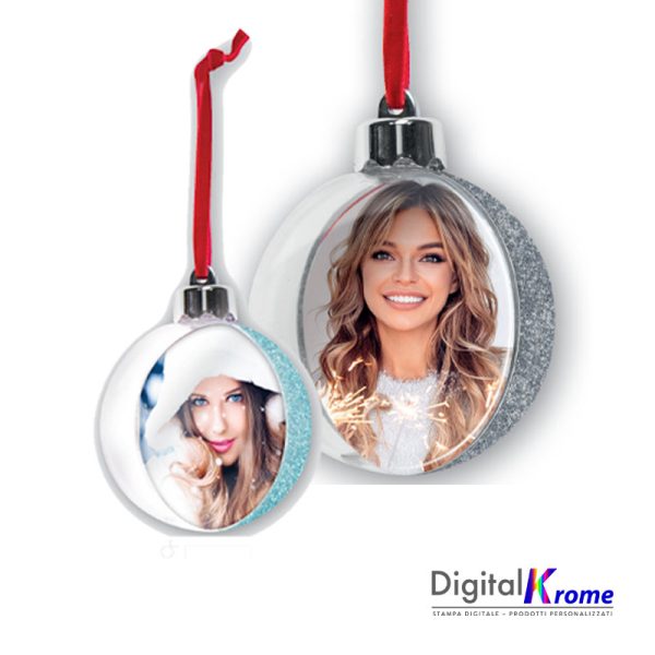 Pallina di Natale Personalizzata con Foto | Idea Regalo per il Natale Digital Krome