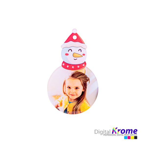 Pallina di Natale con Foto Personalizzata in Plexiglass | Idea Regalo Natale Digital Krome