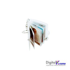 Mini Album portachiavi con foto personalizzate in plastica resistente. Digital Krome