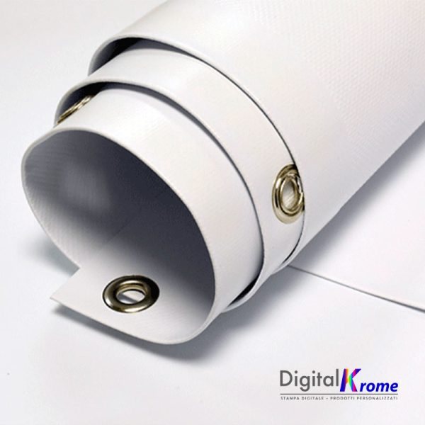 Stampa Striscioni Pubblicitari, Banner in PVC con Occhielli e Rinforzo Perimetrale Digital Krome