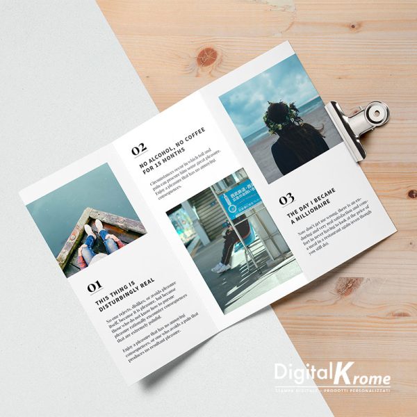 Brochure e Pieghevoli A4 Digital Krome