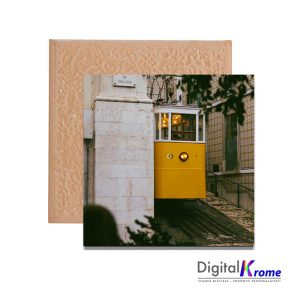 Stampa Personalizzata su piastrella, mattonella in ceramica con Stand in Legno Digital Krome