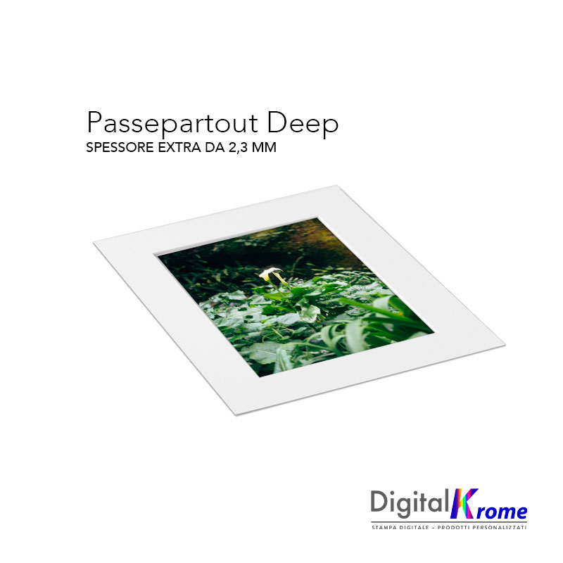 Passepartout Deep su misura | spessore di 2,3 mm Digital Krome
